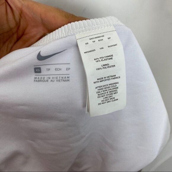 Nike Ribbed White Bikini Bottom - Picture 7 of 7